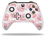 WraptorSkinz Decal Skin Wrap Set works with 2016 and newer XBOX One S / X Controller Flowers Pattern Roses 13 (CONTROLLER NOT INCLUDED)