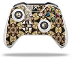 WraptorSkinz Decal Skin Wrap Set works with 2016 and newer XBOX One S / X Controller Leave Pattern 1 Brown (CONTROLLER NOT INCLUDED)