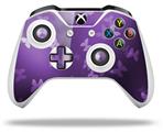WraptorSkinz Decal Skin Wrap Set works with 2016 and newer XBOX One S / X Controller Bokeh Butterflies Purple (CONTROLLER NOT INCLUDED)