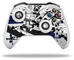 WraptorSkinz Decal Skin Wrap Set works with 2016 and newer XBOX One S / X Controller Baja 0018 Blue Navy (CONTROLLER NOT INCLUDED)