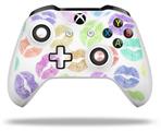 WraptorSkinz Decal Skin Wrap Set works with 2016 and newer XBOX One S / X Controller Rainbow Lips White (CONTROLLER NOT INCLUDED)
