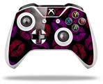 WraptorSkinz Decal Skin Wrap Set works with 2016 and newer XBOX One S / X Controller Red Pink And Black Lips (CONTROLLER NOT INCLUDED)