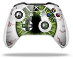 WraptorSkinz Decal Skin Wrap Set works with 2016 and newer XBOX One S / X Controller Eyeball Green (CONTROLLER NOT INCLUDED)