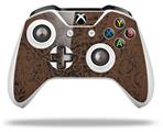 WraptorSkinz Decal Skin Wrap Set works with 2016 and newer XBOX One S / X Controller Folder Doodles Chocolate Brown (CONTROLLER NOT INCLUDED)