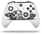 WraptorSkinz Decal Skin Wrap Set works with 2016 and newer XBOX One S / X Controller 1967 Corvette Silver Bullet (CONTROLLER NOT INCLUDED)