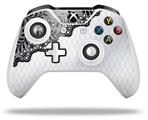 WraptorSkinz Decal Skin Wrap Set works with 2016 and newer XBOX One S / X Controller Black and White Lace (CONTROLLER NOT INCLUDED)