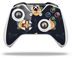 WraptorSkinz Decal Skin Wrap Set works with 2016 and newer XBOX One S / X Controller Poppy Orange Navy (CONTROLLER NOT INCLUDED)