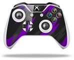 WraptorSkinz Decal Skin Wrap Set works with 2016 and newer XBOX One S / X Controller Jagged Camo Purple (CONTROLLER NOT INCLUDED)