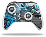 WraptorSkinz Decal Skin Wrap Set works with 2016 and newer XBOX One S / X Controller Baja 0032 Blue Medium (CONTROLLER NOT INCLUDED)