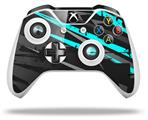 WraptorSkinz Decal Skin Wrap Set works with 2016 and newer XBOX One S / X Controller Baja 0014 Neon Teal (CONTROLLER NOT INCLUDED)