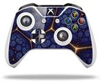 WraptorSkinz Decal Skin Wrap Set works with 2016 and newer XBOX One S / X Controller Linear Cosmos Blue (CONTROLLER NOT INCLUDED)