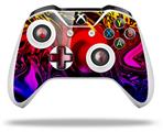WraptorSkinz Decal Skin Wrap Set works with 2016 and newer XBOX One S / X Controller Liquid Metal Chrome Flame Hot (CONTROLLER NOT INCLUDED)