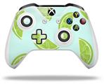 WraptorSkinz Decal Skin Wrap Set works with 2016 and newer XBOX One S / X Controller Limes Blue (CONTROLLER NOT INCLUDED)