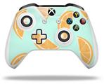 WraptorSkinz Decal Skin Wrap Set works with 2016 and newer XBOX One S / X Controller Oranges Blue (CONTROLLER NOT INCLUDED)