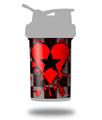 Decal Style Skin Wrap works with Blender Bottle 22oz ProStak Emo Star Heart (BOTTLE NOT INCLUDED)