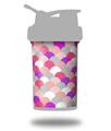 Decal Style Skin Wrap works with Blender Bottle 22oz ProStak Brushed Circles Pink (BOTTLE NOT INCLUDED)