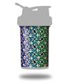 Decal Style Skin Wrap works with Blender Bottle 22oz ProStak Splatter Girly Skull Rainbow (BOTTLE NOT INCLUDED)