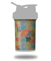 Decal Style Skin Wrap works with Blender Bottle 22oz ProStak Flowers Pattern 03 (BOTTLE NOT INCLUDED)