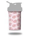 Decal Style Skin Wrap works with Blender Bottle 22oz ProStak Flowers Pattern Roses 13 (BOTTLE NOT INCLUDED)
