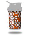 Decal Style Skin Wrap works with Blender Bottle 22oz ProStak Locknodes 03 Burnt Orange (BOTTLE NOT INCLUDED)
