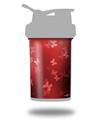 Decal Style Skin Wrap works with Blender Bottle 22oz ProStak Bokeh Butterflies Red (BOTTLE NOT INCLUDED)