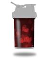 Decal Style Skin Wrap works with Blender Bottle 22oz ProStak Bokeh Hearts Red (BOTTLE NOT INCLUDED)