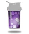 Decal Style Skin Wrap works with Blender Bottle 22oz ProStak Bokeh Hex Purple (BOTTLE NOT INCLUDED)