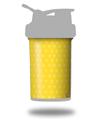Decal Style Skin Wrap works with Blender Bottle 22oz ProStak Hearts Yellow On White (BOTTLE NOT INCLUDED)