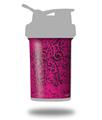 Decal Style Skin Wrap works with Blender Bottle 22oz ProStak Folder Doodles Fuchsia (BOTTLE NOT INCLUDED)