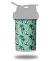 Decal Style Skin Wrap works with Blender Bottle 22oz ProStak Coconuts Palm Trees and Bananas Seafoam Green (BOTTLE NOT INCLUDED)