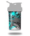 Decal Style Skin Wrap works with Blender Bottle 22oz ProStak Baja 0032 Neon Teal (BOTTLE NOT INCLUDED)