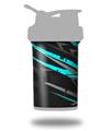 Decal Style Skin Wrap works with Blender Bottle 22oz ProStak Baja 0014 Neon Teal (BOTTLE NOT INCLUDED)