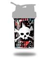 Decal Style Skin Wrap works with Blender Bottle 22oz ProStak Punk Rock Skull (BOTTLE NOT INCLUDED)