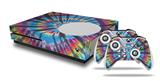 WraptorSkinz Decal Skin Wrap Set works with 2016 and newer XBOX One S Console and 2 Controllers Tie Dye Swirl 101