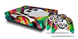 WraptorSkinz Decal Skin Wrap Set works with 2016 and newer XBOX One S Console and 2 Controllers Rainbow Plaid Skull