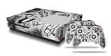 WraptorSkinz Decal Skin Wrap Set works with 2016 and newer XBOX One S Console and 2 Controllers Robot Love