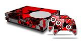 WraptorSkinz Decal Skin Wrap Set works with 2016 and newer XBOX One S Console and 2 Controllers Emo Star Heart