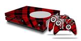 WraptorSkinz Decal Skin Wrap Set works with 2016 and newer XBOX One S Console and 2 Controllers Red Plaid