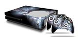 WraptorSkinz Decal Skin Wrap Set works with 2016 and newer XBOX One S Console and 2 Controllers Coral Tesseract