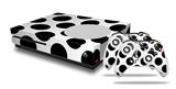WraptorSkinz Decal Skin Wrap Set works with 2016 and newer XBOX One S Console and 2 Controllers Kearas Polka Dots White And Black