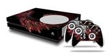 WraptorSkinz Decal Skin Wrap Set works with 2016 and newer XBOX One S Console and 2 Controllers Coral2