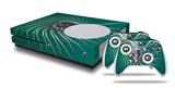WraptorSkinz Decal Skin Wrap Set works with 2016 and newer XBOX One S Console and 2 Controllers Flagellum
