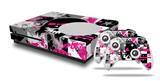 WraptorSkinz Decal Skin Wrap Set works with 2016 and newer XBOX One S Console and 2 Controllers Scene Kid Girl Skull