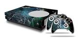 WraptorSkinz Decal Skin Wrap Set works with 2016 and newer XBOX One S Console and 2 Controllers Aquatic 2