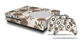 WraptorSkinz Decal Skin Wrap Set works with 2016 and newer XBOX One S Console and 2 Controllers Flowers Pattern Roses 20