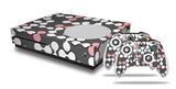 WraptorSkinz Decal Skin Wrap Set works with 2016 and newer XBOX One S Console and 2 Controllers Locknodes 04 Pink