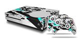WraptorSkinz Decal Skin Wrap Set works with 2016 and newer XBOX One S Console and 2 Controllers Baja 0018 Neon Teal