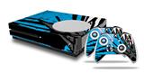 WraptorSkinz Decal Skin Wrap Set works with 2016 and newer XBOX One S Console and 2 Controllers Baja 0040 Blue Medium