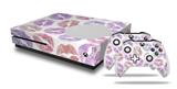WraptorSkinz Decal Skin Wrap Set works with 2016 and newer XBOX One S Console and 2 Controllers Pink Purple Lips