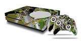 WraptorSkinz Decal Skin Wrap Set works with 2016 and newer XBOX One S Console and 2 Controllers Shatterday